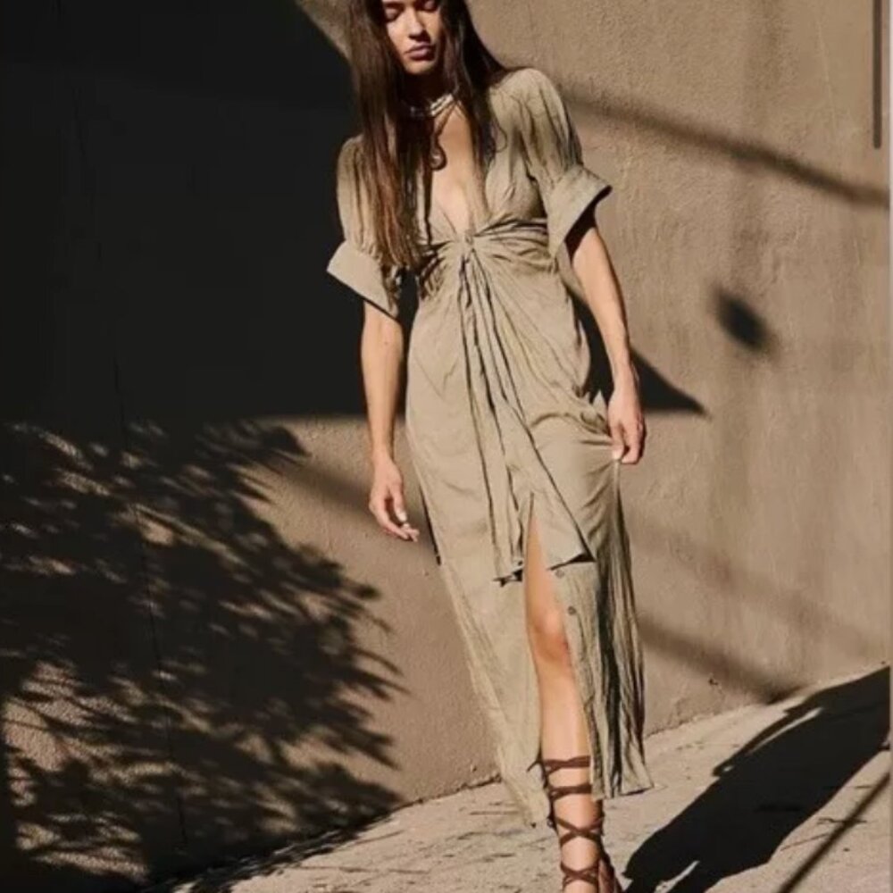 Free People Vintage Summer Midi Dress XS